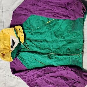 Nautica Color Block Jacket Size S, Multicolor